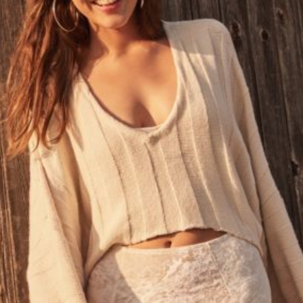 Urban Outfitters Ribbed Cropped Sweater